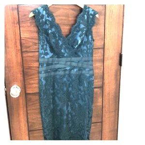 Gorgeous dark green elegant dress